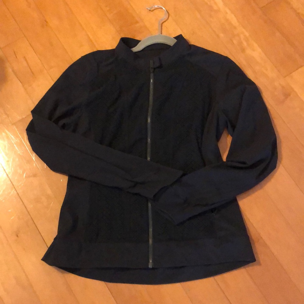 LuluLemon Black Perforated Moto Jacket